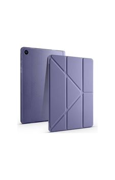 Aksesuarcim A11 Sm-x230 X236 X238 İle Uyumlu Kılıf Silikon Yumuşak Kalem Bölmeli Esnek 4 Farklı Stand Olabilen Tablet Kılıfı Mor Sku: Zeusb0gjtjxygx Arka Kapak