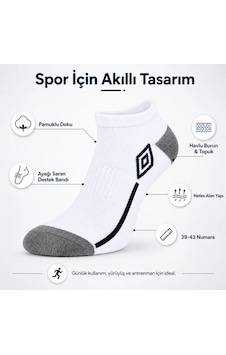 Çorap Giyim Erkek 3 Lü Spor Patik Çorap 39-44 Pamuklu Havlu Destekli Bilek Boy Beyaz Gri Çorap Giyim Erkek 3 Lü Spor Patik Çorap 39-44 Pamuklu Havlu Destekli Bilek Boy Beyaz Gri
