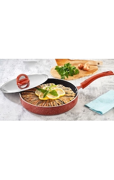 Kahramanlar Kiremit Teflon Balık Tava 34 Cm Kahramanlar Kiremit Teflon Balık Tava 34 Cm