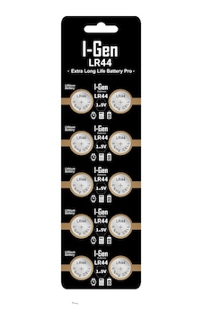 I-gen Lr44 1.5v Alkalin Düğme Pil Ag13, A76, L1154 10'lu Paket I-gen Lr44 1.5v Alkalin Düğme Pil Ag13, A76, L1154 10'lu Paket