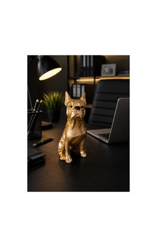 Gold French Bulldog Dekoratif Biblo Ofis & Komodin Dekoru Altın Gold French Bulldog Dekoratif Biblo Ofis & Komodin Dekoru Altın