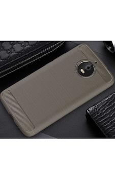 Lenovo Moto E4 Plus Kılıf Zore Room Silikon Kapak Gri
