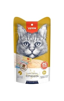 25x14 Gr Karışık Krema Kedi Ödülü, Lezzetli Atıştırmalık 25x14 Gr Karışık Krema Kedi Ödülü, Lezzetli Atıştırmalık