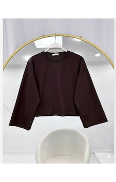 Lovie Moda Basic Oysho Bluz Kahverengi Lovie Moda Basic Oysho Bluz Kahverengi