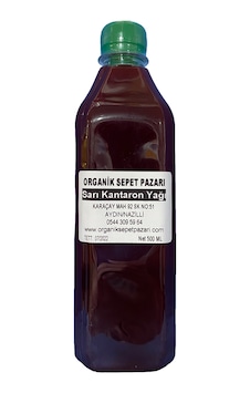 Organik Sepet Pazarı Sarı Kantaron Yağı 500 ML Organik Sepet Pazarı Sarı Kantaron Yağı 500 ML