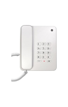 General Electric Tk-30043 Ekransız Beyaz Masaüstü Telefon General Electric Tk-30043 Ekransız Beyaz Masaüstü Telefon