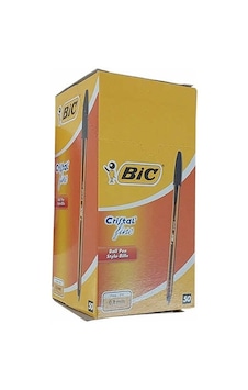 Bic 50 Li Cristal Fine Siyah Tükenmez Kalem Bic 50 Li Cristal Fine Siyah Tükenmez Kalem