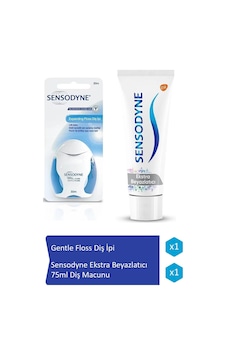 Gentle Floss Diş İpi 30mt & Hassas Dişler İçin Beyazlatıcı Diş Macunu 75 Ml Gentle Floss Diş İpi 30mt & Hassas Dişler İçin Beyazlatıcı Diş Macunu 75 Ml