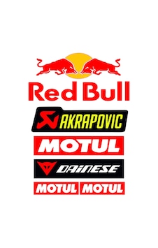 Motorsiklet Çok Amaclı Sticker Seti 18x17cm