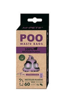 M-pets Poo %100 Recycled Dışkı Poşeti Lavanta Kokulu 4x15 Yaprak M-pets Poo %100 Recycled Dışkı Poşeti Lavanta Kokulu 4x15 Yaprak
