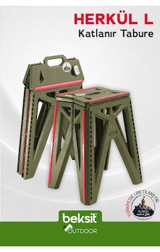 Outdoor Herkül L Katlanır Reflektörlü Tabure Haki Yeşil Yeşil Yeşil Outdoor Herkül L Katlanır Reflektörlü Tabure Haki Yeşil Yeşil Yeşil