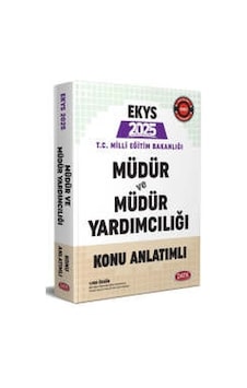 Data Yayınları 2025 MEB EKYS Müdür ve Müdür Yardımcılığı Konu Anlatımlı Data Yayınları 2025 MEB EKYS Müdür ve Müdür Yardımcılığı Konu Anlatımlı