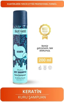 Akat Gardi Kuru Şampuan 200 Ml Keratin İçerikli Okyanus Ferahlığı