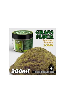 Static Grass Flock 2-3mm Savanna Pasture 200ml Model Arazi Çimi