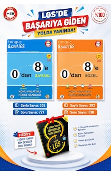 Tonguç Akademi 8. Sınıf 0'dan 8'e Hazırlık Seti + 1. Dönem Tekrar Kitabı Tonguç Akademi 8. Sınıf 0'dan 8'e Hazırlık Seti + 1. Dönem Tekrar Kitabı