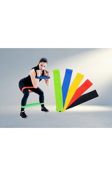 Aerobik Direnç Lastiği Seti İle Pilates Ve Egzersiz Acı Kahverengi