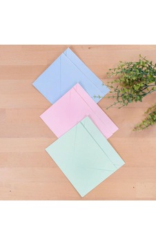 Lexroo Standart Zarf Seti, 13x18 Cm 6 Adet Açık Mavi-açık Pembe-su Yeşili Lexroo Standart Zarf Seti, 13x18 Cm 6 Adet Açık Mavi-açık Pembe-su Yeşili