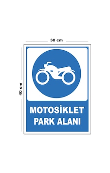 Metal Motosiklet Park Alanı 30cm X 40cm A3 Büyüklüğünde Uyarı Levhası Yönlendirme Tabelası Metal Motosiklet Park Alanı 30cm X 40cm A3 Büyüklüğünde Uyarı Levhası Yönlendirme Tabelası