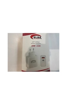 Elba Elb15 25w 3.0a Usb-a To Usb-c Çift Girişli Hızlı Şarj Akım Koruma Isıya Dayanıklı Ev Şarj Kafa Çok Renkli Elba Elb15 25w 3.0a Usb-a To Usb-c Çift Girişli Hızlı Şarj Akım Koruma Isıya Dayanıklı Ev Şarj Kafa Çok Renkli