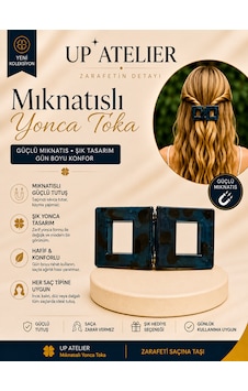 Mıknatıslı Kemik Kare Toka 6cm Lacivert Mıknatıslı Kemik Kare Toka 6cm Lacivert