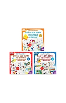 Sağ Sol Beyin Geliştirme Etkinlikleri Seti 3-6 Yaş / Kolektif Sağ Sol Beyin Geliştirme Etkinlikleri Seti 3-6 Yaş / Kolektif