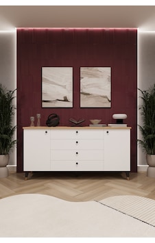Lüks Konsol Tv Ünitesi %100 Mdf Salon Ve Yemek Odası Ünitesi Knsl04 Beyaz - Karına Lüks Konsol Tv Ünitesi %100 Mdf Salon Ve Yemek Odası Ünitesi Knsl04 Beyaz - Karına