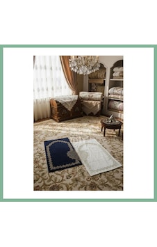 Bşkvirgo Lacivert Kalpli Eşli Çift / Gelin Damat Bohçası Çeyizlik Seccade Eko 2li Lacivert Bsk2026 Bşkvirgo Lacivert Kalpli Eşli Çift / Gelin Damat Bohçası Çeyizlik Seccade Eko 2li Lacivert Bsk2026