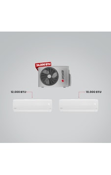Arçelik 24100 MD Pro Dış Ünite 12.000 Btu Beyaz İç Ünite + 18.000 Btu Beyaz İç Ünite 1+2 Multi Sistem Klima Arçelik 24100 MD Pro Dış Ünite 12.000 Btu Beyaz İç Ünite + 18.000 Btu Beyaz İç Ünite 1+2 Multi Sistem Klima