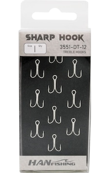 Hanfish Sharp Hook 3551 10 Adet Üçlü İğne 14 No Hanfish Sharp Hook 3551 10 Adet Üçlü İğne 14 No