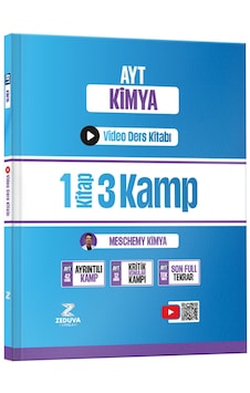 Zeduva Yayınları Meschemy Kimya Ayt Kimya 1 Kitap 3 Kamp Video Ders Kitabı Zeduva Yayınları Meschemy Kimya Ayt Kimya 1 Kitap 3 Kamp Video Ders Kitabı
