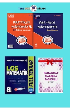 Partikül Matematik 8. Sınıf Lgs Efso Ve Yeni Nesil Soru Bankası + Full Tekrar 2 Kitap Partikül Matematik 8. Sınıf Lgs Efso Ve Yeni Nesil Soru Bankası + Full Tekrar 2 Kitap