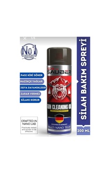 Pro Sauber Gun Cleaning Oil Bakım Spreyi 200 Ml Pas & Kir Sökücü Koruyucu Yağ