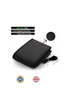 Kia İle Uyumlu Sportage İçin Süper Deri Direksiyon Kılıfı, Dikmeli Siyah Spor Dikiş Diğer Kia İle Uyumlu Sportage İçin Süper Deri Direksiyon Kılıfı, Dikmeli Siyah Spor Dikiş Diğer