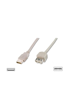 1.5 M Usb 2.0 To Usb 2.0 Erkek-dişi Awg28 Ul Bej Usb 2.0 Uzatma Kablosu 1.5 M Usb 2.0 To Usb 2.0 Erkek-dişi Awg28 Ul Bej Usb 2.0 Uzatma Kablosu
