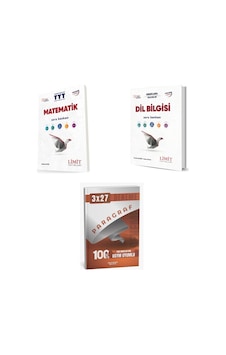 2027 Limit Tyt Matematik + Türkçe Dil Bilgisi Soru + Anla Kazan Paragraf Deneme 3'lü Set 2027 Limit Tyt Matematik + Türkçe Dil Bilgisi Soru + Anla Kazan Paragraf Deneme 3'lü Set