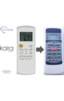 Kaira İnverter Klima Kumandası-eşdeğer Kaira İnverter Klima Kumandası-eşdeğer