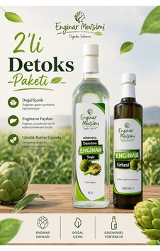 2'li Paketi 1l Damıtılmış Enginar Suyu + 500ml Enginar Sirkesi 2'li Paketi 1l Damıtılmış Enginar Suyu + 500ml Enginar Sirkesi