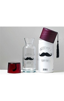 Joy Glass İçelim Fesli Cam Karaf İçelim Be Joy Glass İçelim Fesli Cam Karaf İçelim Be