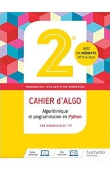 Mathematiques 2Nde Cahier D'Algo Mathematiques 2Nde Cahier D'Algo
