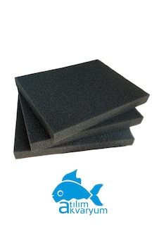 Siyah Biyolojik Sünger Kalın Gözenekli 50cmx40cmx5cm Siyah Biyolojik Sünger Kalın Gözenekli 50cmx40cmx5cm
