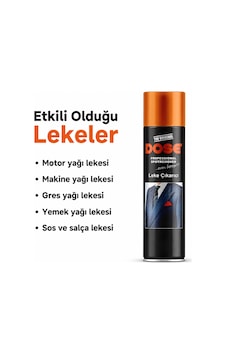 Leke Çıkarıcı Sprey 400 Ml - Motor Yağı, Makine Yağı, Yemek Yağı Ve Sos Lekeleri İçin Leke Çıkarıcı Sprey 400 Ml - Motor Yağı, Makine Yağı, Yemek Yağı Ve Sos Lekeleri İçin