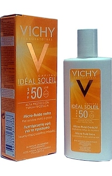Vichy Ideal Soleil Ultra Akışkan Yüz Güneş Kremi Spf 50 40 ML