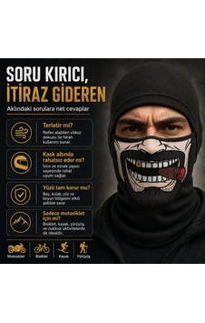 Ulupazarlama Unisex Bıyık Puro Baskılı Balaklava 1 Adet Tek Beden Viskoz Kask İçi Motosiklet Maskesi Siyah Ulupazarlama Unisex Bıyık Puro Baskılı Balaklava 1 Adet Tek Beden Viskoz Kask İçi Motosiklet Maskesi Siyah