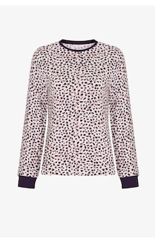Penti Mor Midnight Mood Baskılı Uzun Kollu Tişört Pijama Üstü Pr81 Penti Mor Midnight Mood Baskılı Uzun Kollu Tişört Pijama Üstü Pr81