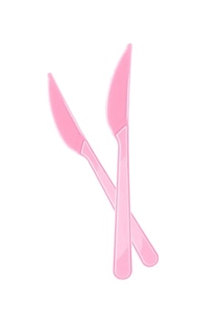 Plastik Bıçak 25'li - A.pembe Plastik Bıçak 25'li - A.pembe