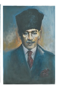 Mehmet Tüver Atatürk Tablosu 4 Ressam Açıklamaları Okuyunuz 35 x 50 Mehmet Tüver Atatürk Tablosu 4 Ressam Açıklamaları Okuyunuz 35 x 50