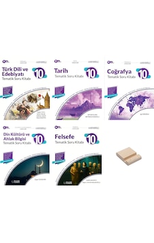 10. Sınıf Joket Edebiyat Tarih Coğrafya Felsefe Din Tematik Soru Bankası 5li Set + Telefon Standı 10. Sınıf Joket Edebiyat Tarih Coğrafya Felsefe Din Tematik Soru Bankası 5li Set + Telefon Standı