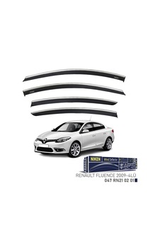 Niken Renault Fluence 2009 -kromlu Cam Rüzgarlığı 4 Lü
