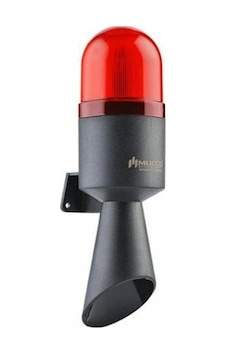 Mucco Borulu 6 Sesli Korna 220v Ac Siren Kırmızı Mucco Borulu 6 Sesli Korna 220v Ac Siren Kırmızı