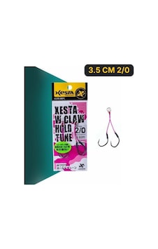 Xesta W Claw Hold Tune Double Assist İğne 3.5 Cm 2/0 Xesta W Claw Hold Tune Double Assist İğne 3.5 Cm 2/0